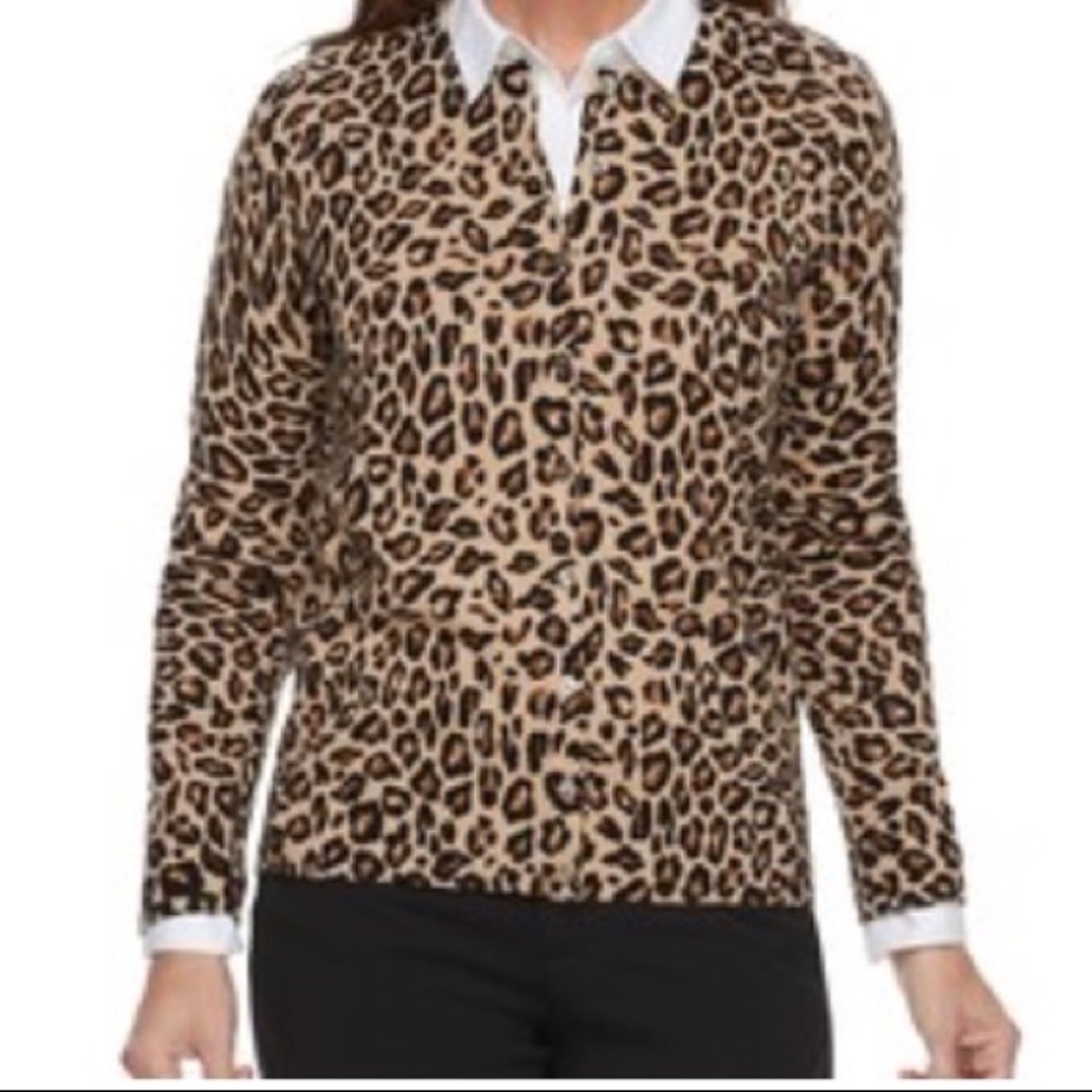 Leopard Pattern Cardigan - Picture 6 of 7
